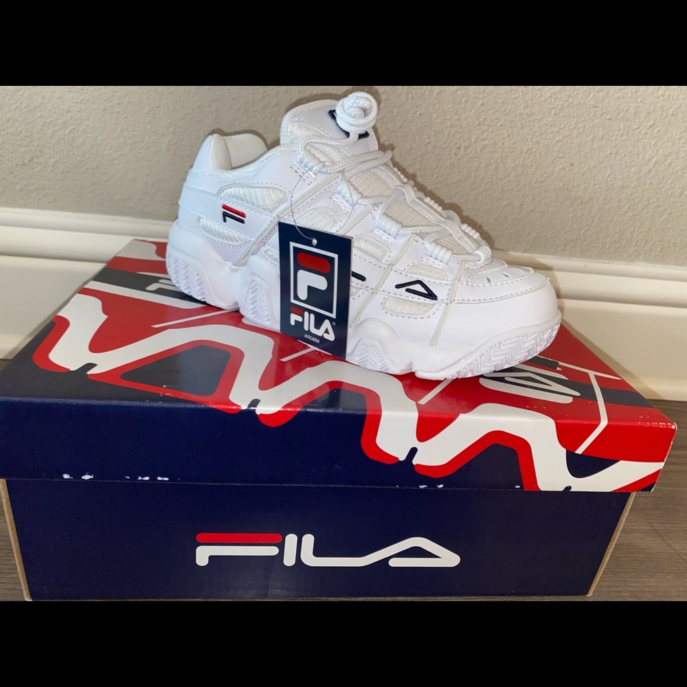 Fila white shoes